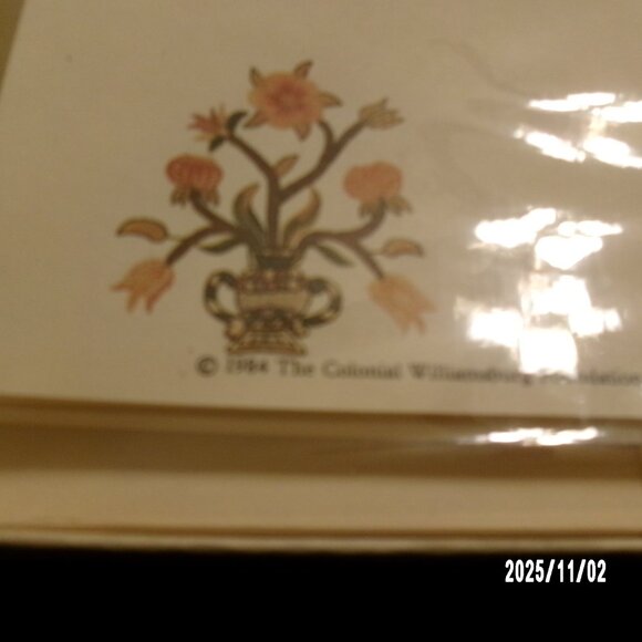 Vintage NOS boxed HALLMARK 1984 Stationery Colonial Williamsburg Collection 1984 - Picture 4 of 7